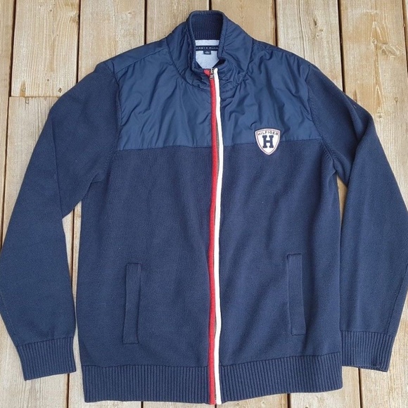 TOMMY HILFIGER Hybrid Track Jacket Sz XL - Picture 1 of 7